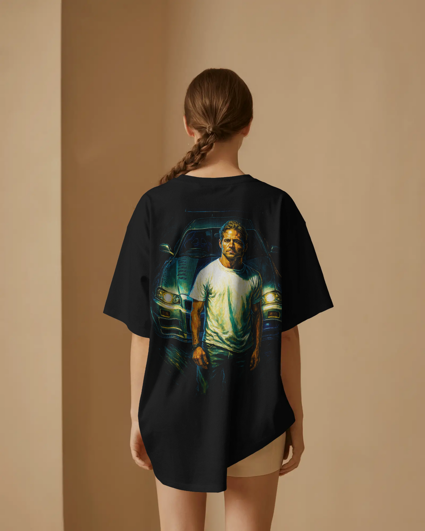 Remera rapidos y furioso skyline Paul Walker oversize