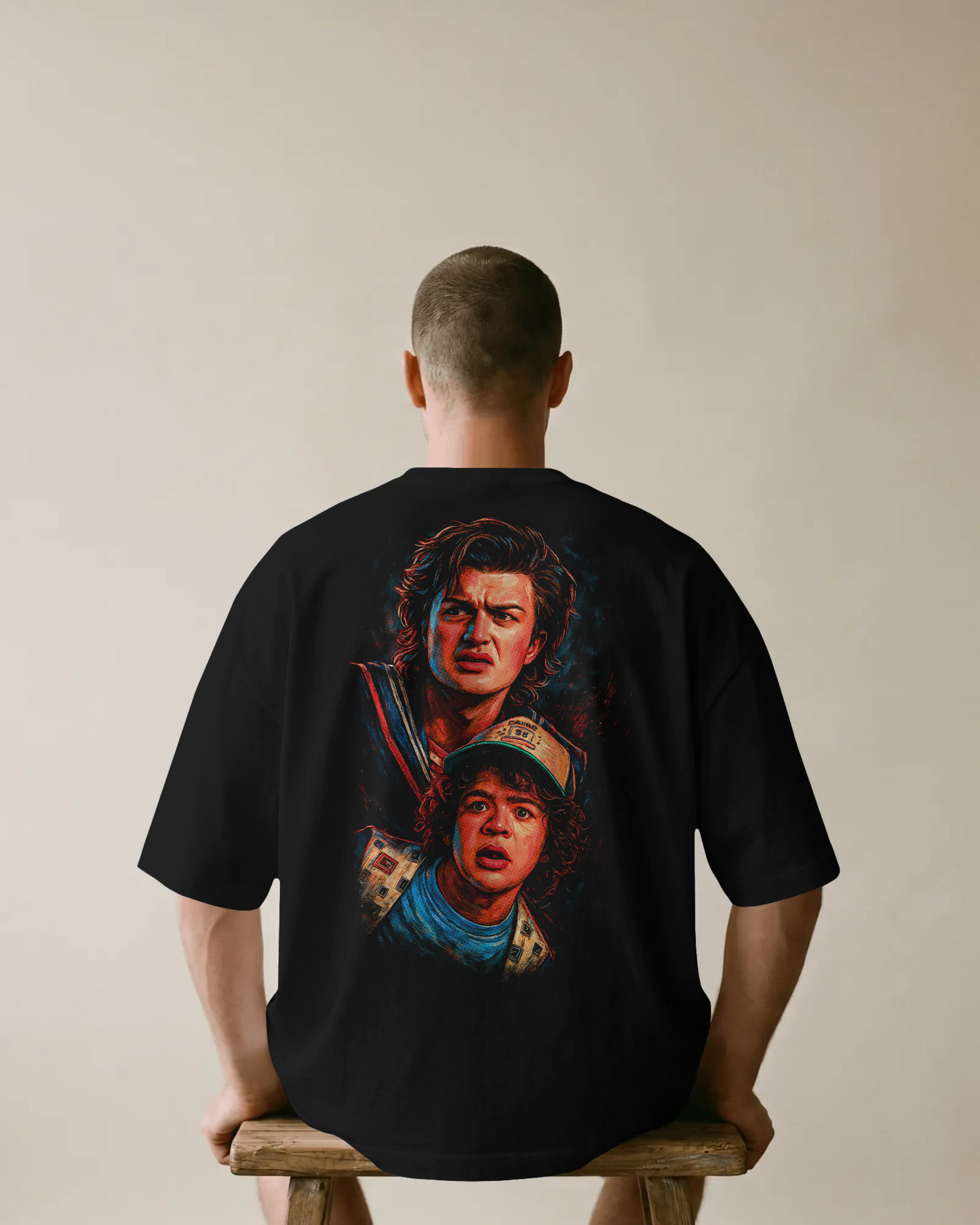 remera stranger things steve harrington y dustin henderson