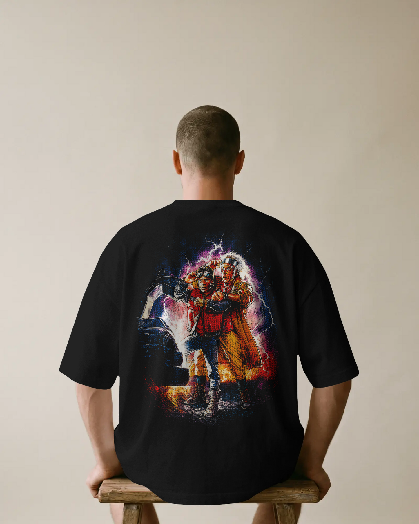 Remera Volver al Volver al futuro Oversize