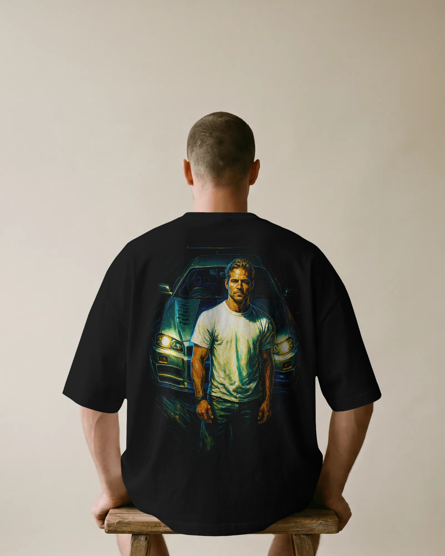 Remera rapidos y furioso skyline Paul Walker oversize